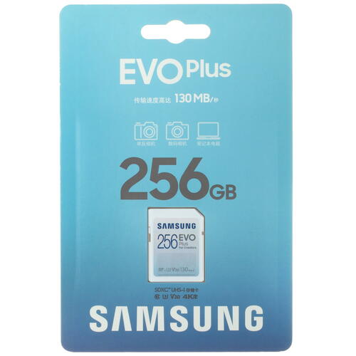 Купить Карта памяти Samsung EVO Plus SDXC 256 ГБ  5068853. Характеристики, отзывы и цены в Донецке