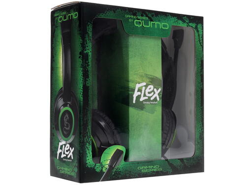 Купить Проводные наушники Qumo Flex GHS0003 черный  1151873. Характеристики, отзывы и цены в Донецке