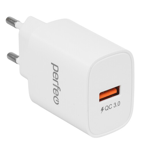 Купить Сетевое зарядное устройство PERFEO I4659 белый  9172998. Характеристики, отзывы и цены в Донецке