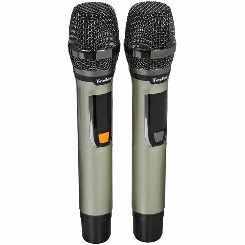 Купить Микрофонный комплект Tesler WMS-720 золотистый  4870824. Характеристики, отзывы и цены в Донецке