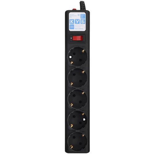 Купить Сетевой фильтр Power Cube SPG5-С3 черный  5409974. Характеристики, отзывы и цены в Донецке