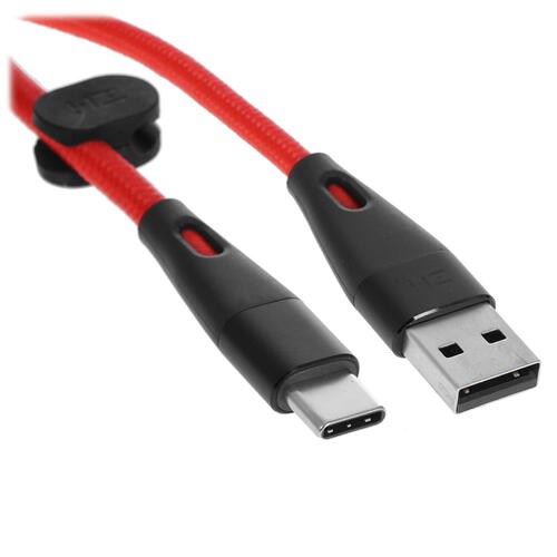 Купить Кабель круглый ZMI USB Type-C - USB 2.0 Type-A красный 1 м  5099655. Характеристики, отзывы и цены в Донецке