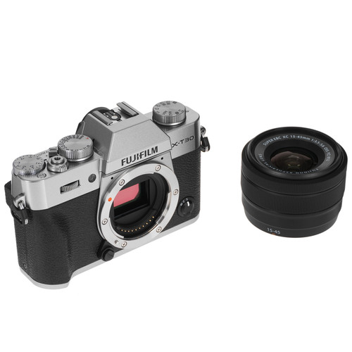 Купить Беззеркальный фотоаппарат Fujifilm X-T30 II Kit 15-45mm серебристый  5065576. Характеристики, отзывы и цены в Донецке