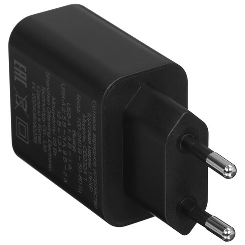 Купить Сетевое зарядное устройство DEXP CB232A-1 черный  9156893. Характеристики, отзывы и цены в Донецке