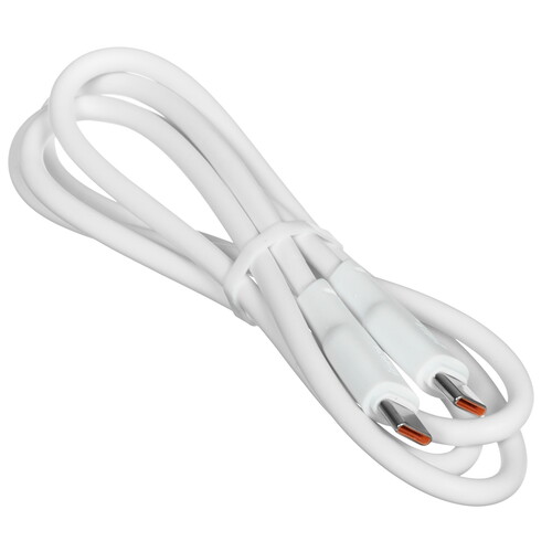 Купить Кабель круглый Hoco USB Type-C - USB Type-C белый 1 м  9238202. Характеристики, отзывы и цены в Донецке