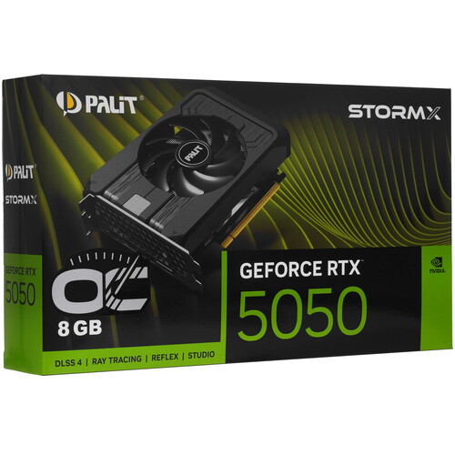 Купить Видеокарта Palit GeForce RTX 5050 STORMX OC  5633391. Характеристики, отзывы и цены в Донецке