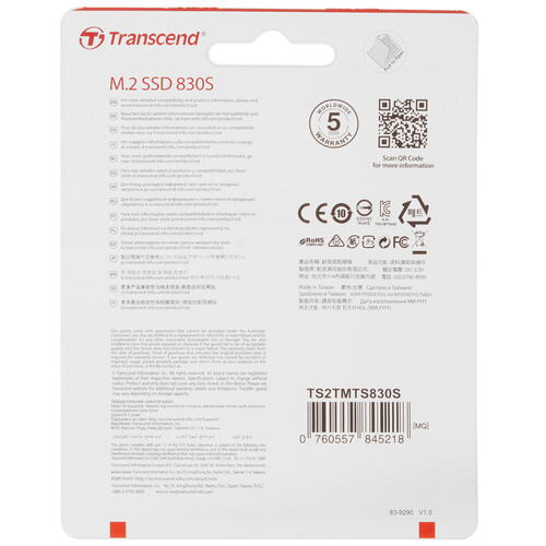 Купить 2000 ГБ M.2 SATA накопитель Transcend MTS830S [TS2TMTS830S]  5360340. Характеристики, отзывы и цены в Донецке