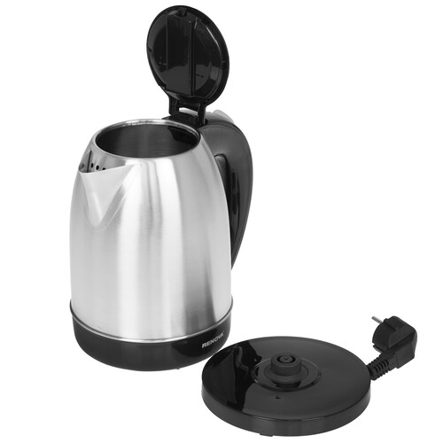 Купить Электрочайник RENOVA KT17S-01B серебристый  9207217. Характеристики, отзывы и цены в Донецке
