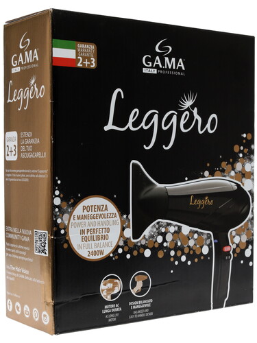 Купить Фен GA.МА LEGGERO черный/красный  1099463. Характеристики, отзывы и цены в Донецке
