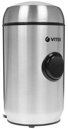 Купить Кофемолка электрическая Vitek VT-7123 ST серебристый  1090326. Характеристики, отзывы и цены в Донецке