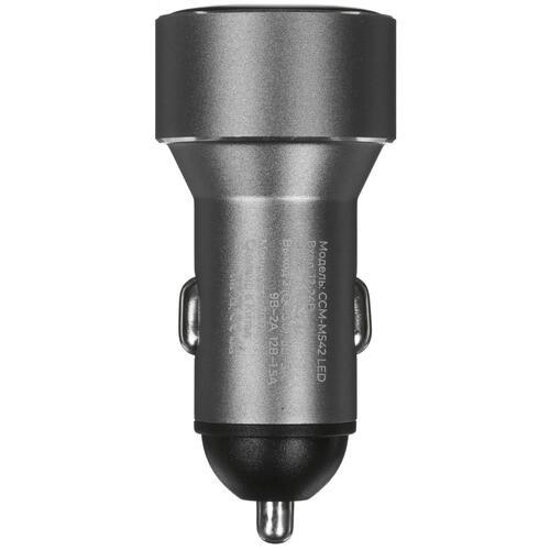 Купить Автомобильное ЗУ Maxvi CCM-M542 LED серебристый  5366932. Характеристики, отзывы и цены в Донецке