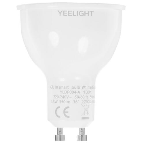 Купить Комплект умных светодиодных ламп Yeelight GU10 Smart bulb  5324262. Характеристики, отзывы и цены в Донецке