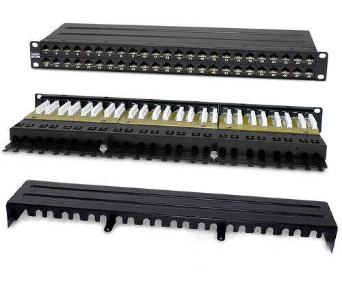 Купить Патч-панель Hyperline PPHD-19-48-8P8C-C6A-110D  5480878. Характеристики, отзывы и цены в Донецке