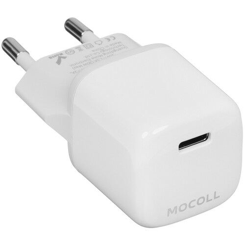 Купить Сетевое зарядное устройство MOCOLL Flash Series 30W белый  5470419. Характеристики, отзывы и цены в Донецке