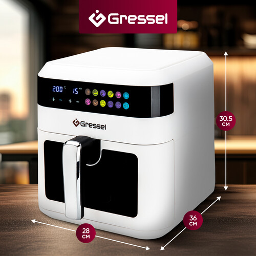 Купить Аэрогриль Gressel GAF-1824 белый  9299420. Характеристики, отзывы и цены в Донецке
