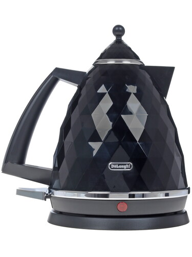 Купить Электрочайник DeLonghi KBJ2001.BK черный  1001080. Характеристики, отзывы и цены в Донецке