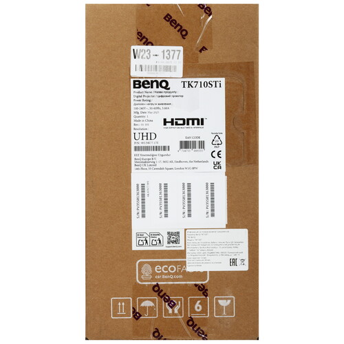 Купить Проектор BenQ TK710STi белый  5623117. Характеристики, отзывы и цены в Донецке