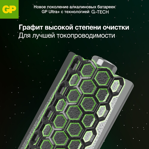 Купить Батарейка GP Ultra+G-TECH AAA (LR03/FR03)  5443579. Характеристики, отзывы и цены в Донецке