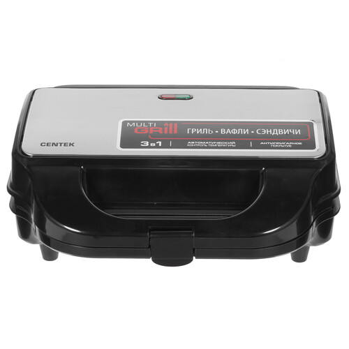 Купить Гриль Centek CT-1452 серебристый  8192964. Характеристики, отзывы и цены в Донецке