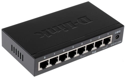 Купить Коммутатор D-Link DES-1008P  0105632. Характеристики, отзывы и цены в Донецке