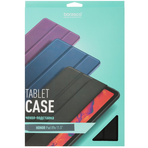 Купить Чехол-книжка BoraSCO для HONOR Pad X9a черный  5624482. Характеристики, отзывы и цены в Донецке