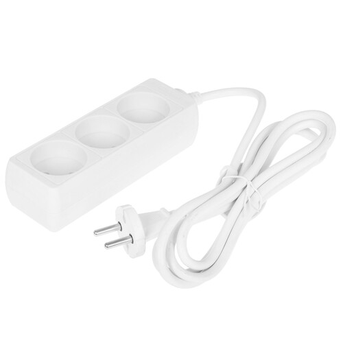 Купить Удлинитель FORZA 907-012 белый  9199690. Характеристики, отзывы и цены в Донецке