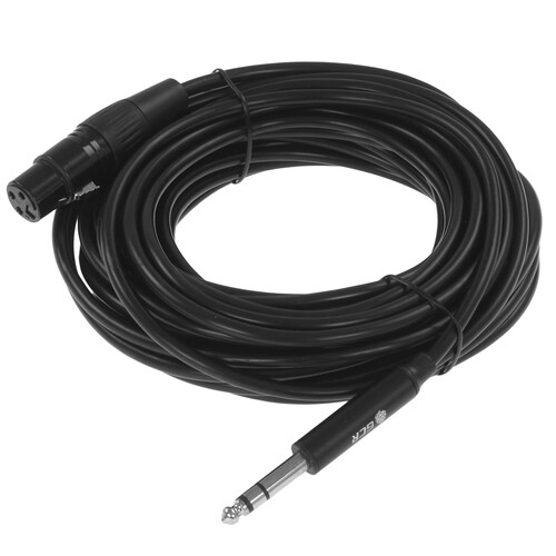 Купить Кабель   GCR XLR - jack 6.3 мм черный  9290077. Характеристики, отзывы и цены в Донецке
