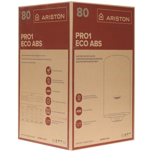 Купить Водонагреватель электрический Ariston PRO1 ECO INOX ABS PW 80 V  8127384. Характеристики, отзывы и цены в Донецке