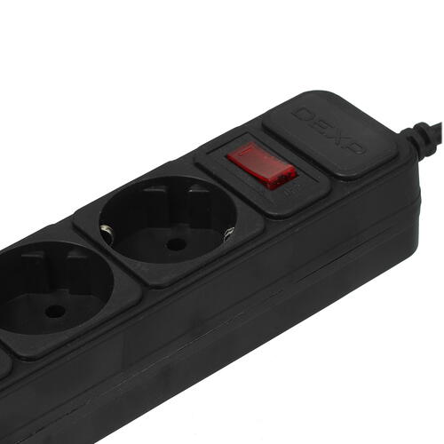 Купить Сетевой фильтр DEXP Standard 650B черный  5080425. Характеристики, отзывы и цены в Донецке