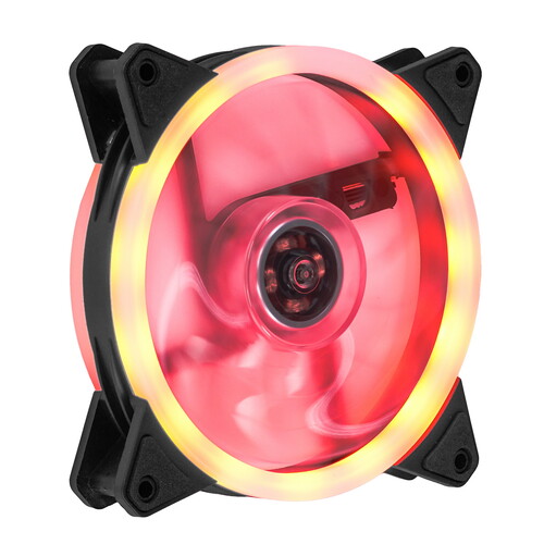 Купить Вентилятор Gembird D12025S12L-R  черный  5601893. Характеристики, отзывы и цены в Донецке