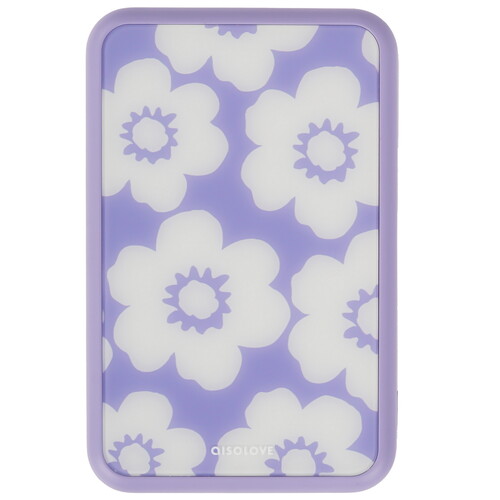 Купить Портативный аккумулятор Solove W21 Flower фиолетовый  5479950. Характеристики, отзывы и цены в Донецке
