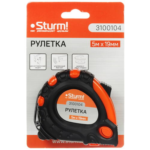 Купить Рулетка Sturm! 3100104  5451780. Характеристики, отзывы и цены в Донецке