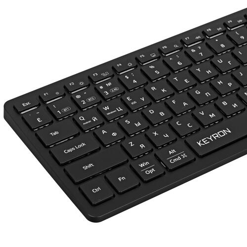 Купить Клавиатура беспроводная KEYRON Grus [KN-KC-89-B]  5099225. Характеристики, отзывы и цены в Донецке