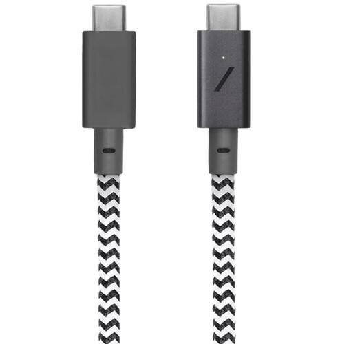 Купить Кабель круглый Native Union USB Type-C - USB Type-C серый 2.4 м  5466034. Характеристики, отзывы и цены в Донецке
