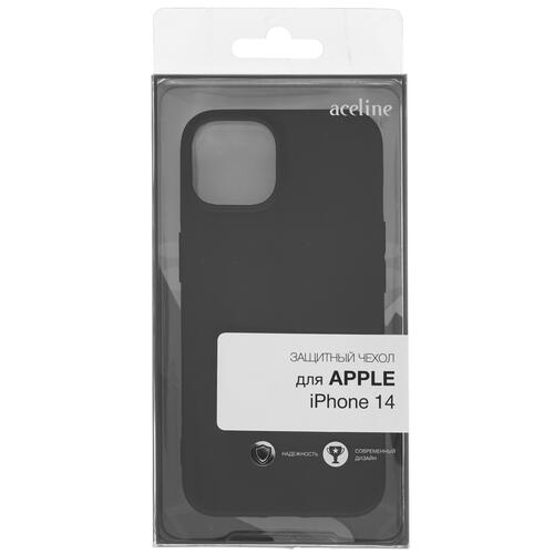 Купить Накладка  Aceline Fresh Color для Apple iPhone 14 черный  5061256. Характеристики, отзывы и цены в Донецке