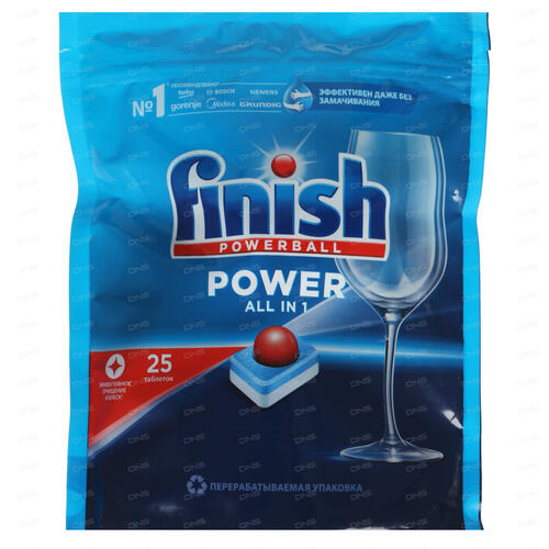 Купить Средство для ПММ Finish Power All in 1  5029139. Характеристики, отзывы и цены в Донецке