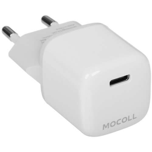 Купить Сетевое зарядное устройство MOCOLL Flash Series 20W белый  5470415. Характеристики, отзывы и цены в Донецке