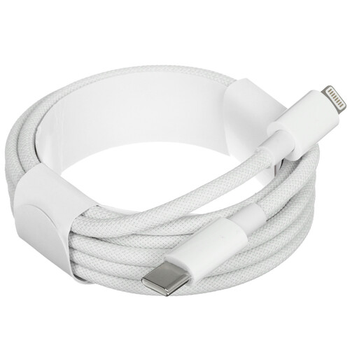 Купить Кабель круглый DEXP Lightning 8-pin - USB Type-C белый 1.8 м  9258658. Характеристики, отзывы и цены в Донецке