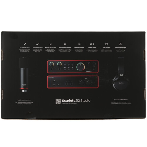 Купить Комплект для звукозаписи Focusrite Scarlett Studio 2i2 G4  5616532. Характеристики, отзывы и цены в Донецке