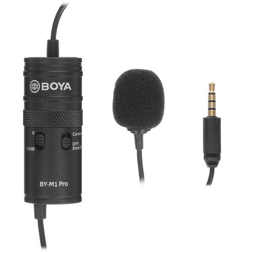 Купить Микрофон BOYA BY-M1Pro черный  4706959. Характеристики, отзывы и цены в Донецке
