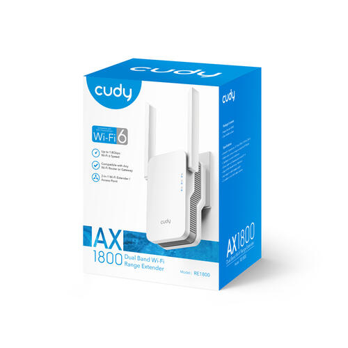 Купить Усилитель беспроводного сигнала Cudy RE1800  9046048. Характеристики, отзывы и цены в Донецке