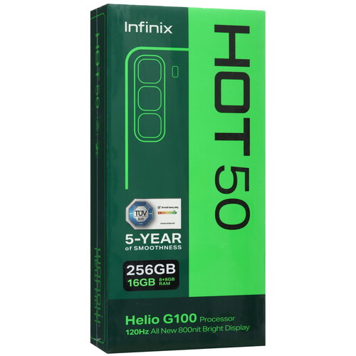Купить 6.78" Смартфон Infinix HOT 50 256 ГБ черный  5479924. Характеристики, отзывы и цены в Донецке