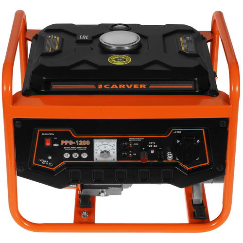 Купить Электрогенератор   бензиновый Carver PPG-1200  1081873. Характеристики, отзывы и цены в Донецке