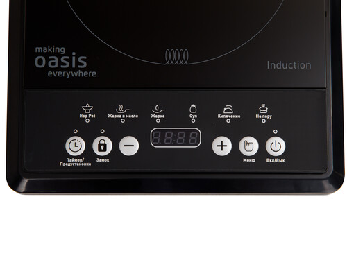 Купить Плита компактная электрическая Oasis РI-B12SK черный  9979886. Характеристики, отзывы и цены в Донецке