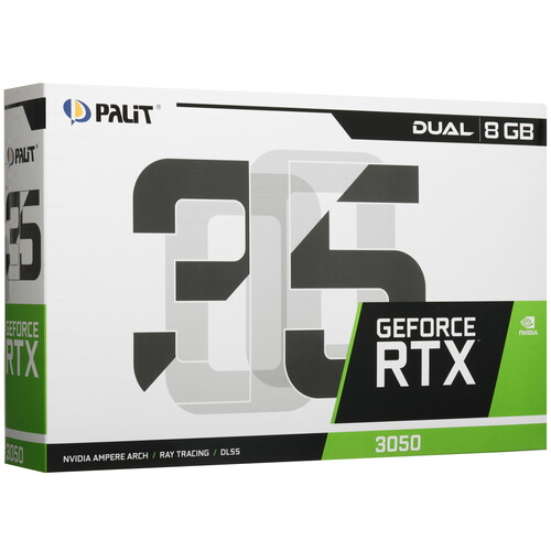 Купить Видеокарта Palit GeForce RTX 3050 Dual V1  9282858. Характеристики, отзывы и цены в Донецке