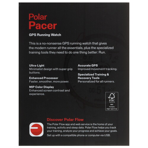 Купить Спортивные часы Polar Pacer  5483135. Характеристики, отзывы и цены в Донецке