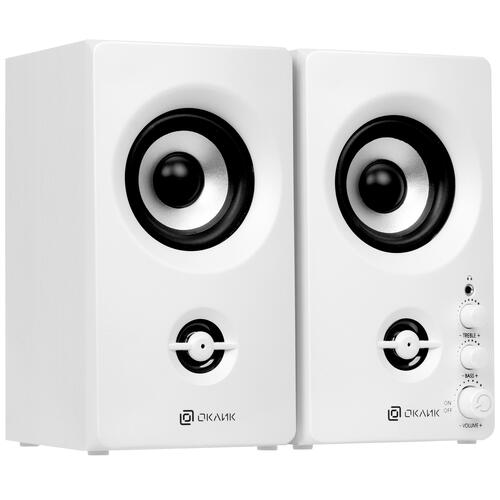 Купить Колонки Oklick OK-164 белый  4723201. Характеристики, отзывы и цены в Донецке