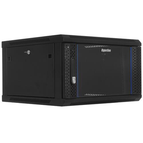 Купить Шкаф коммутационный Hyperline TWB-0666-GP-RAL9004  8193750. Характеристики, отзывы и цены в Донецке