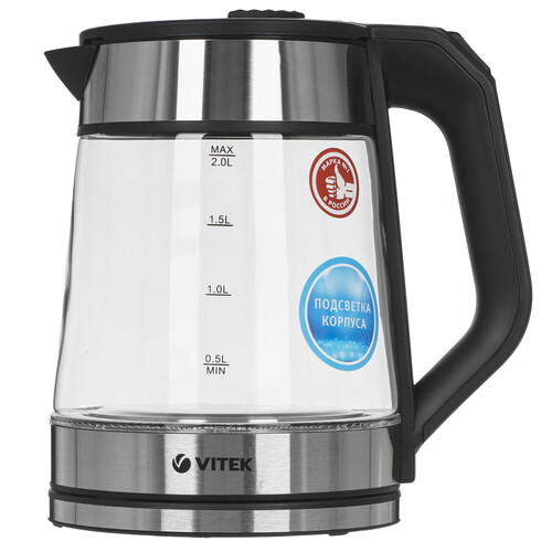Купить Электрочайник Vitek VT-1176 черный  5617446. Характеристики, отзывы и цены в Донецке