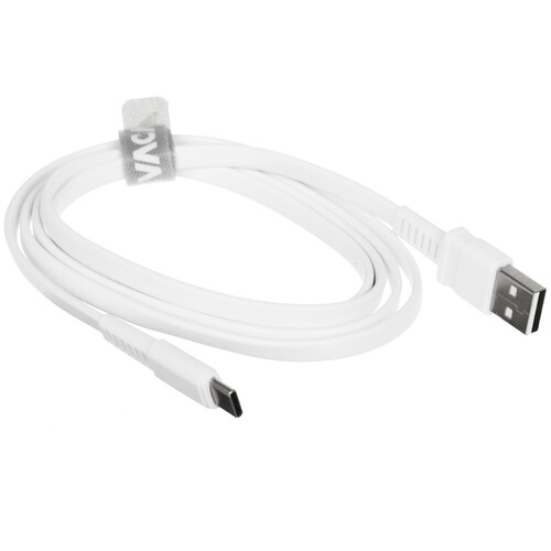 Купить Кабель плоский RIVACASE USB Type-C - USB 2.0 Type-A белый 1.2 м  4825036. Характеристики, отзывы и цены в Донецке